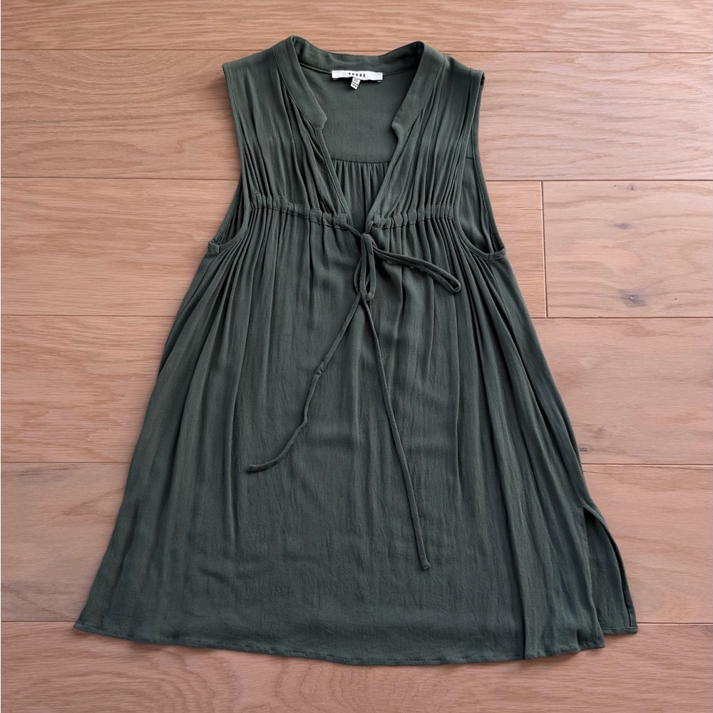 NORDSTROM RO & DE women’s sleeveless top in sage green size XS